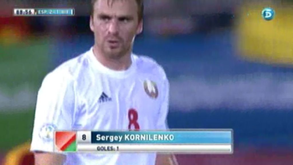 España 2 - 1 Bielorrusia : Sergey Kornilenko