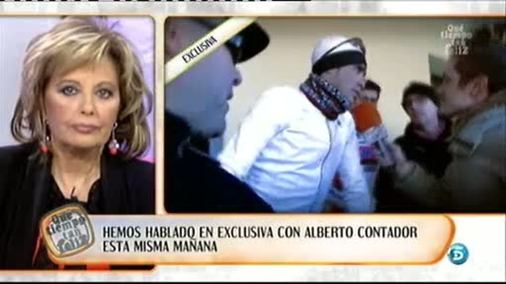 Alberto Contador: "Sigo trabajando para volver en la mejor forma"