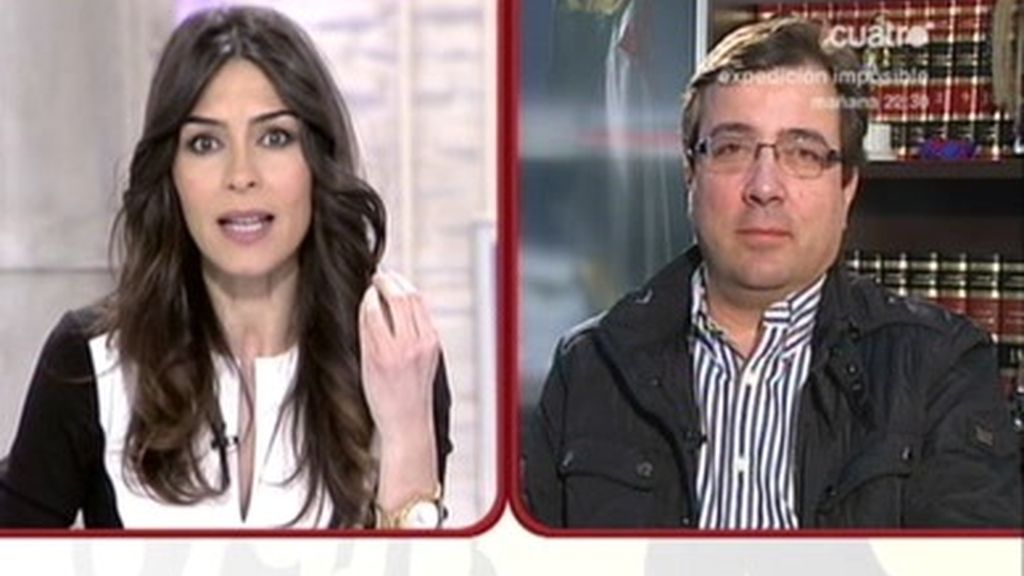 Fernández Vara: “Yo no quiero discutir sobre el derecho a decidir en Cataluña, mientras hay gente que pasa hambre” Fernández Vara: “Yo no quiero discutir sobre el derecho a decidir en Cataluña, mientras hay gente que pasa hambre”