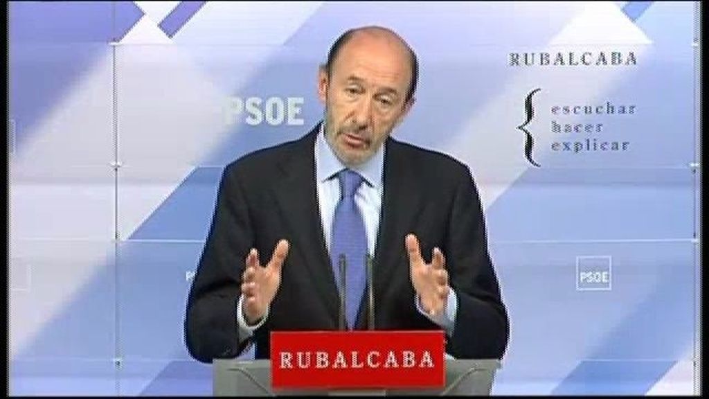 Rubalcaba pide a sindicatos y patronal un acuerdo urgente sobre rentas