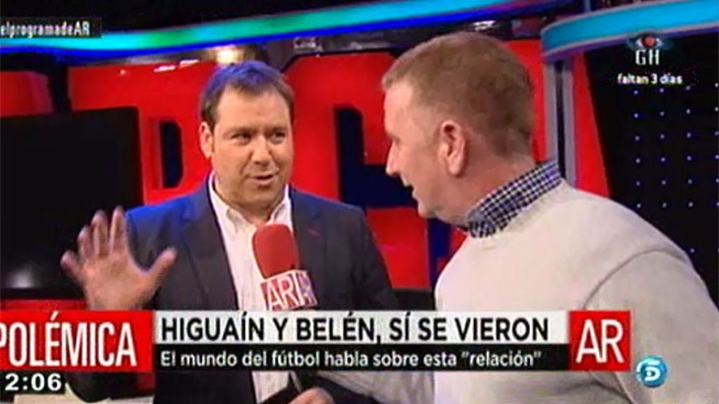 Enrique Marqués, presentador de 'Futboleros': "Belén e Higuaín coincidieron en un local de Atocha pero no hay nada"