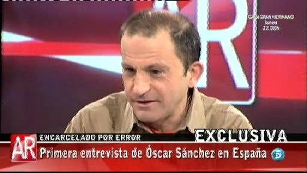 Óscar Sánchez: "Yo pensé que era un error y les dije que no traficaba para Italia"