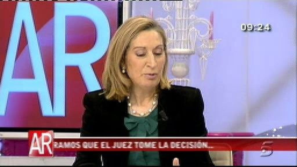 Ana Pastor: "Estamos dispuestos a que entre capital privado en los aeropuertos"
