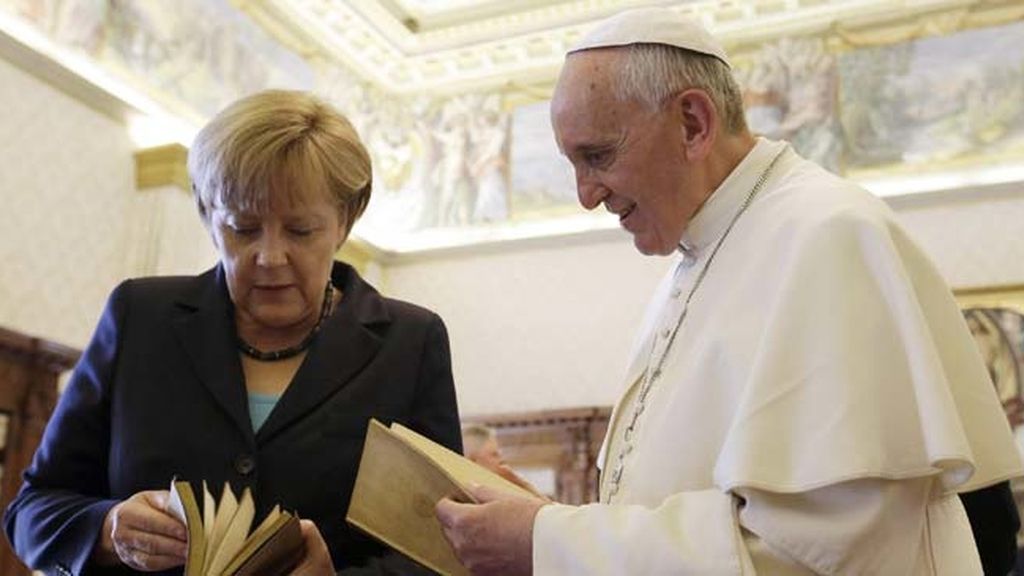 Reunión entre el Papa Francisco y Merkel