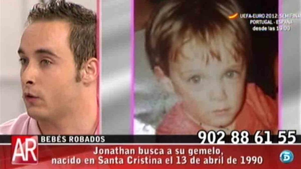 Jonathan busca a su gemelo, nacido en Santa Cristina el 13 de abril de 1990