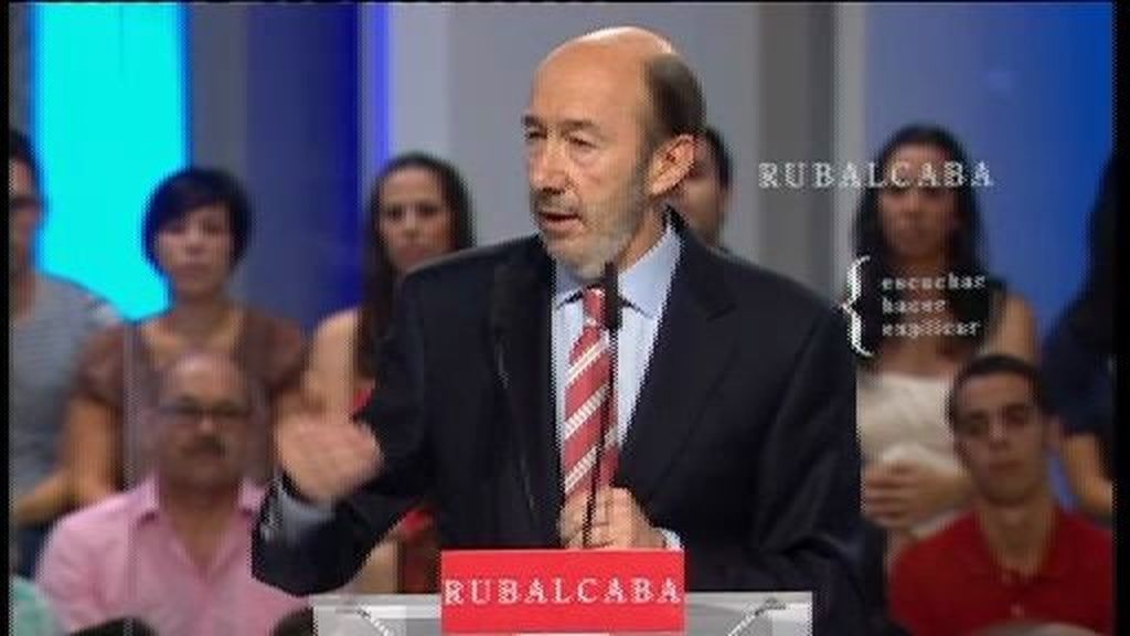 El PSOE recorta 3 puntos al PP con el candidato Rubalcaba