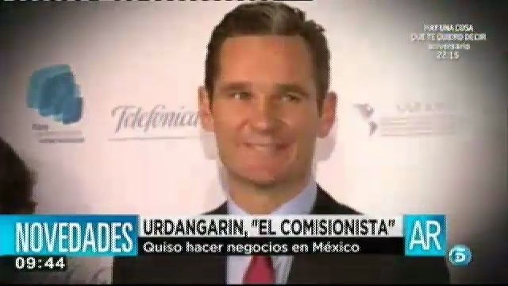 Diego Torres presenta informes que señalan que Urdangarin quiso convertirse en comisionista en México