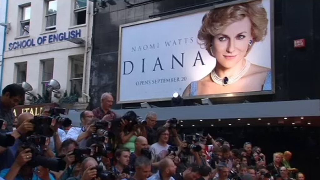Aluvión de críticas por la interpretación de Naomi Watts en el papel de Diana de Gales