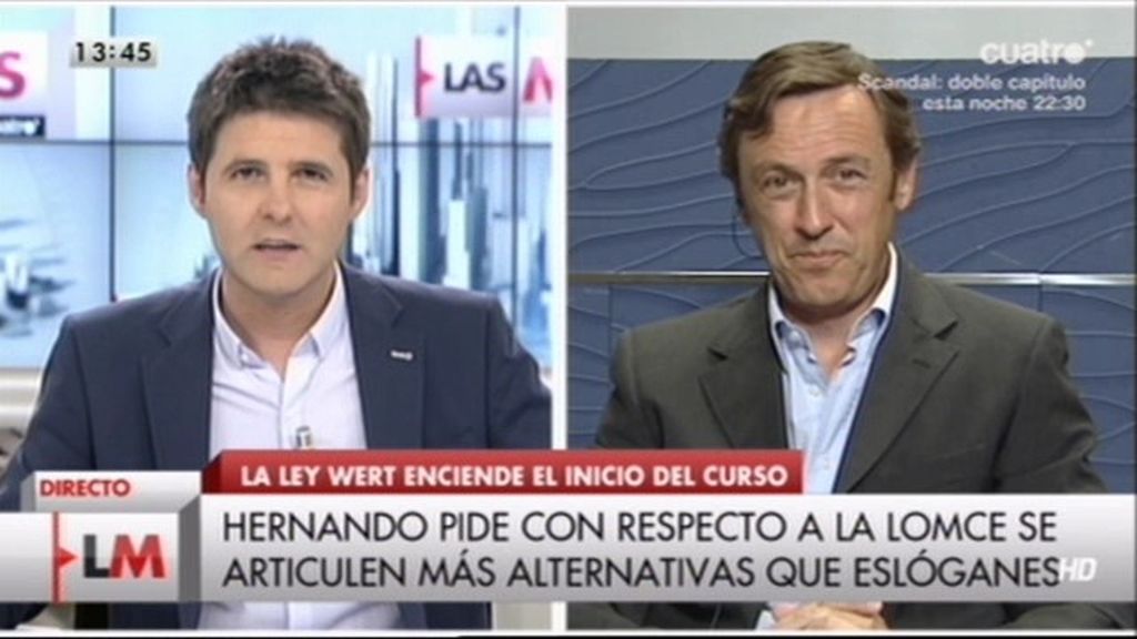 Hernando, sobre los símbolos nazis: "La República provocó un millón de muertos"