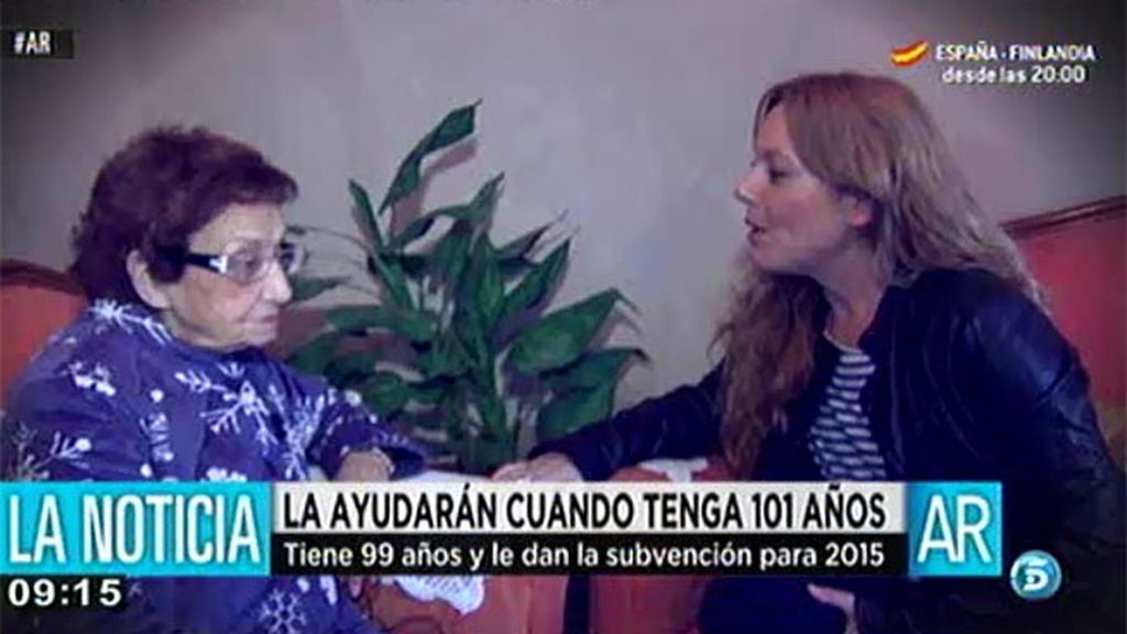 A una mujer de 99 años le conceden una ayuda que no recibirá hasta 2015, cuando tenga 101 años