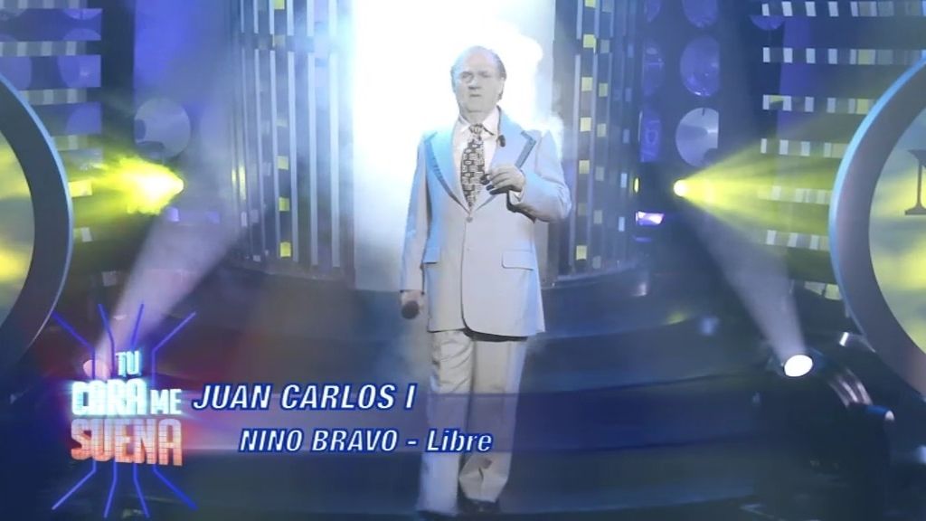 El Rey Juan Carlos es Nino Bravo en ‘Tu cara me suena’