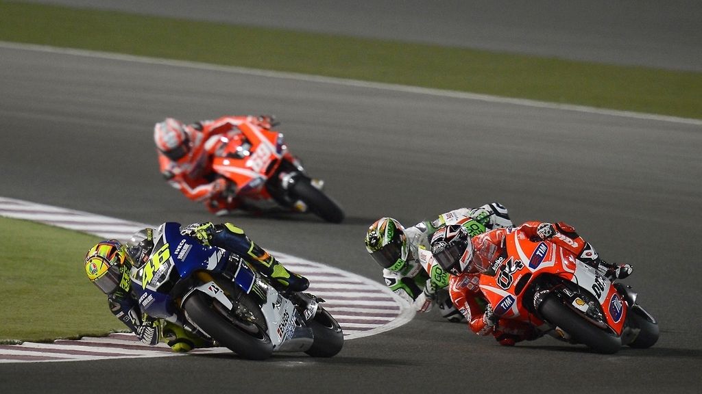La carrera de MotoGP en Qatar, con la 'cámara superlenta'