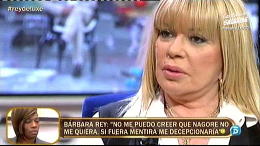 Bárbara Rey: "Nagore le ha confesado hoy a Sofía que está con otra chica"