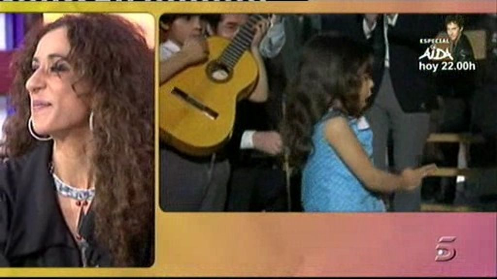 Rosario baila con 6 añitos