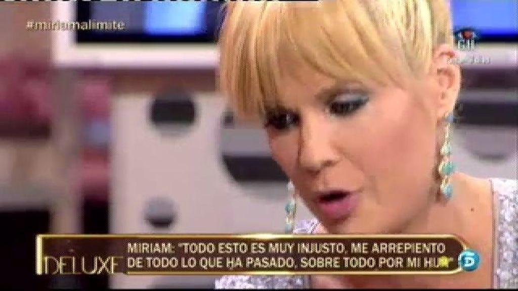 Miriam Sánchez: "Me arrepiento que se me haya escapado de las manos con Pipi"