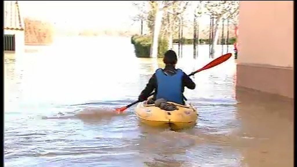 Riesgo de inundaciones en Aragón por la crecida del Ebro
