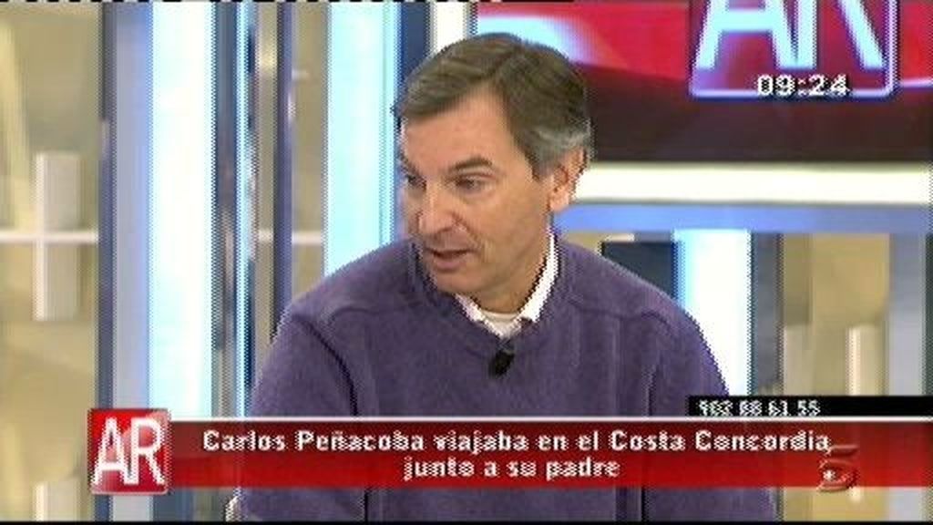 Carlos Peñacoba viajaba en el Costa Concordia junto a su padre