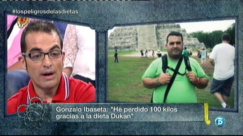 Gonzalo Ibaseta: "He perdido más de cien kilos gracias a la dieta Dukan"