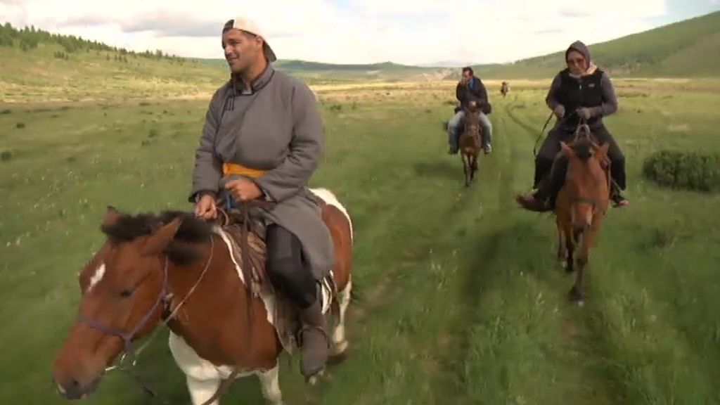Cruzando Mongolia a caballo