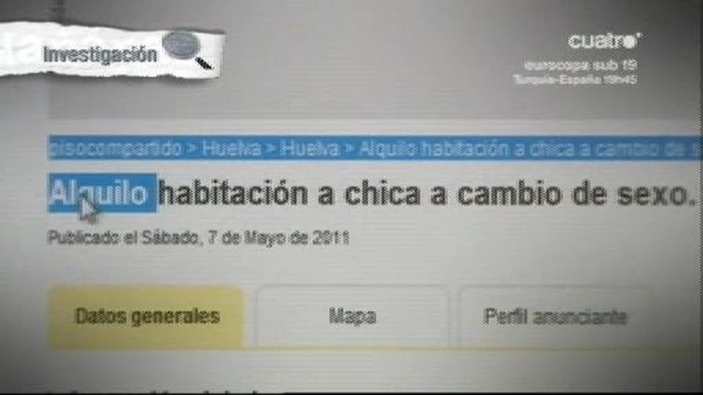 Sexo por una habitación