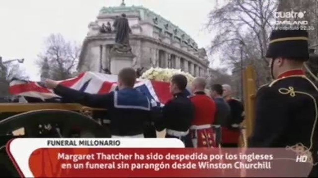 El Reino Unido despide a Margaret Thatcher con un funeral de  13 millones de euros