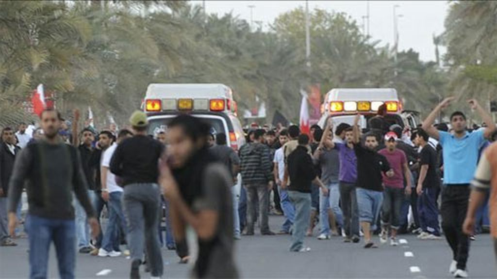 Cargas policiales en Bahréin
