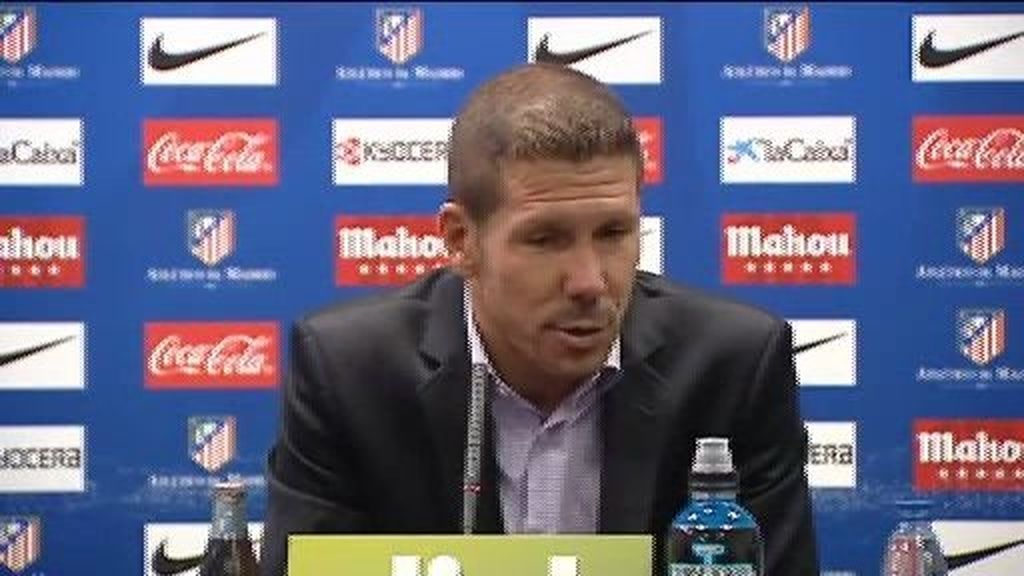 Simeone sobre Reyes: "No hay tiempo para esperar a nadie"