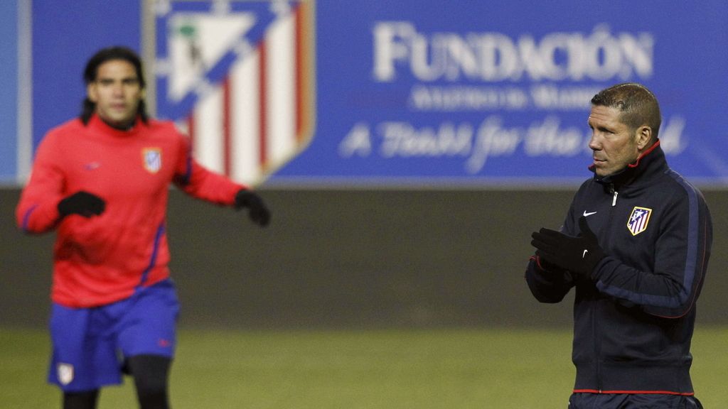 Simeone, todo un ídolo en el Atleti
