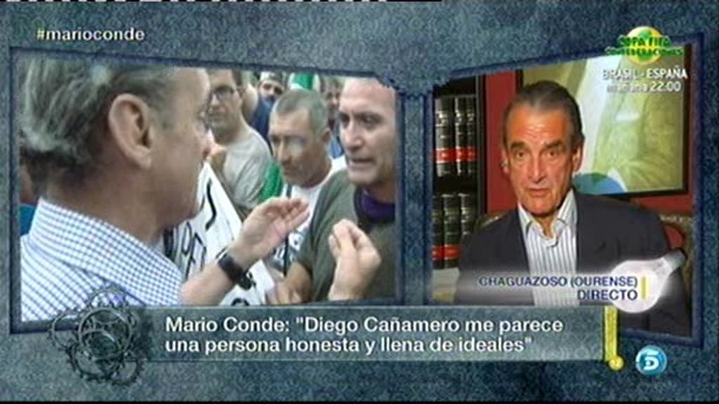 Mario Conde: "Invadiendo fincas solo pierden seriedad el mensaje de Cañamero"