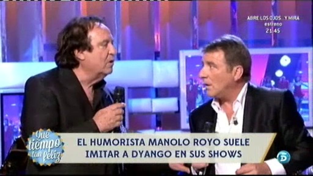 Manolo Royo imita a Diango