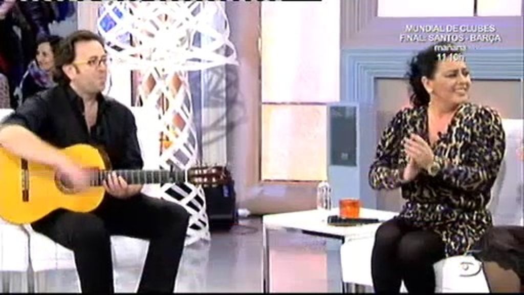 El guitarrista de María del Monte