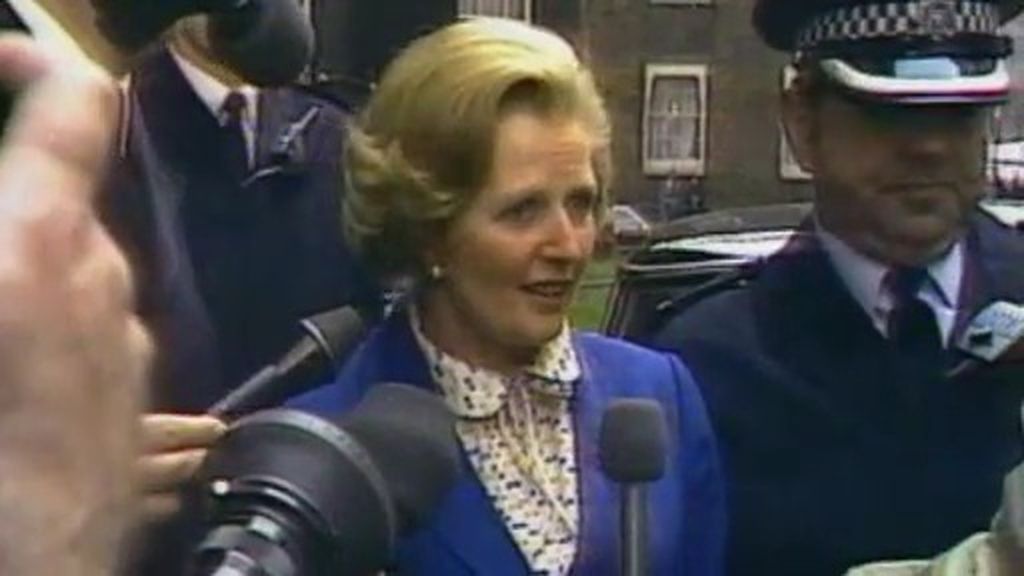 Margaret Thatcher, líder con mano de hierro
