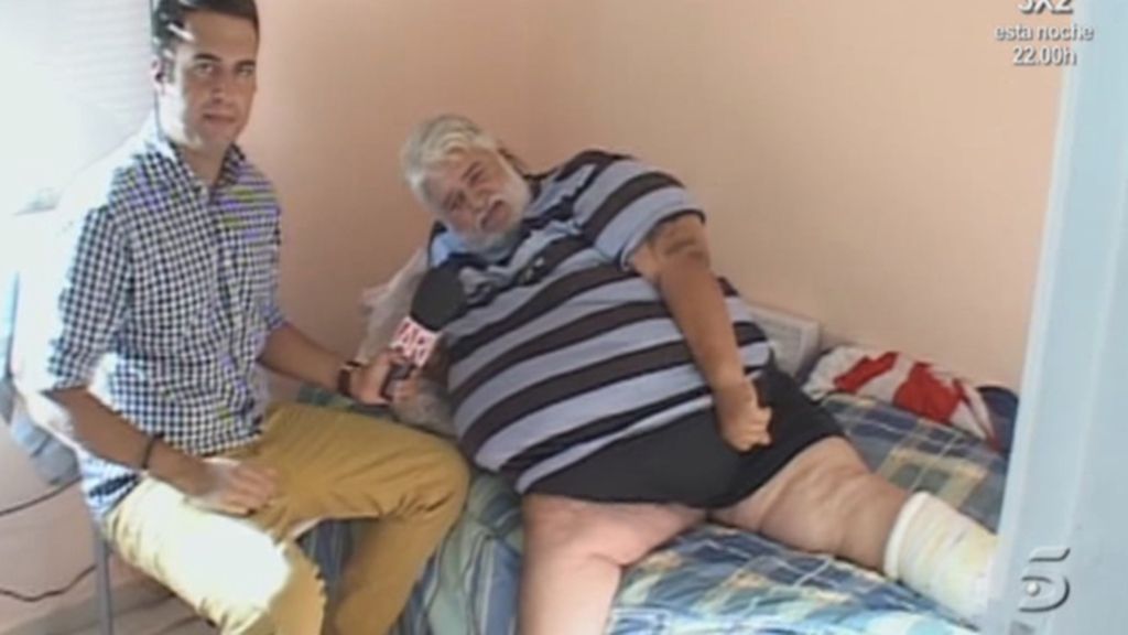 200 kilos y una pierna escayolada