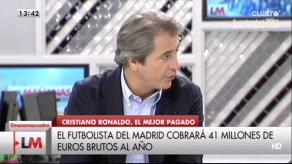 Manolo Lama discute con Pablo Iglesias por el sueldo de Ronaldo