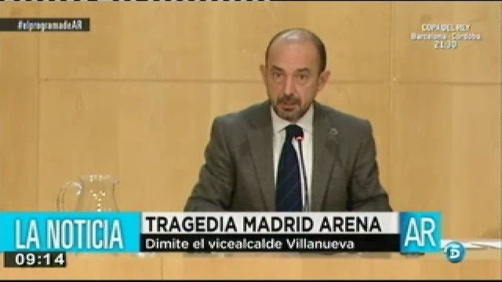 Villanueva dimite de su cargo de vicealcalde