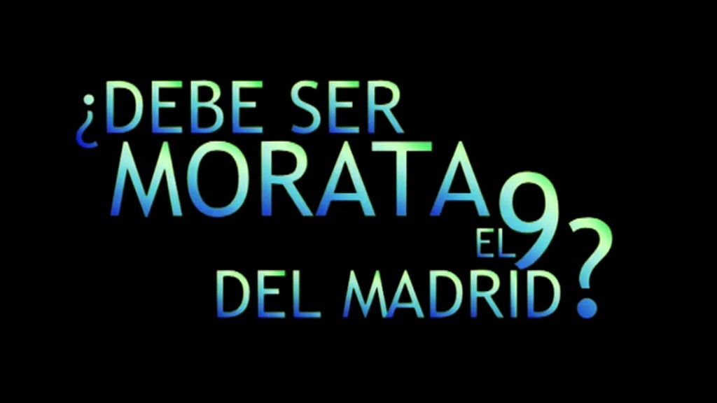 ¿Debe ser Morata el 9 del Madrid?