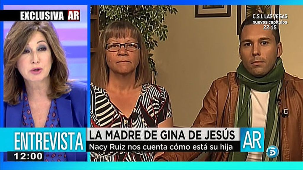 Nancy Ruiz, madre de Gina DeJesús: "Para mí, cuando la vi seguía teniendo 14 años"