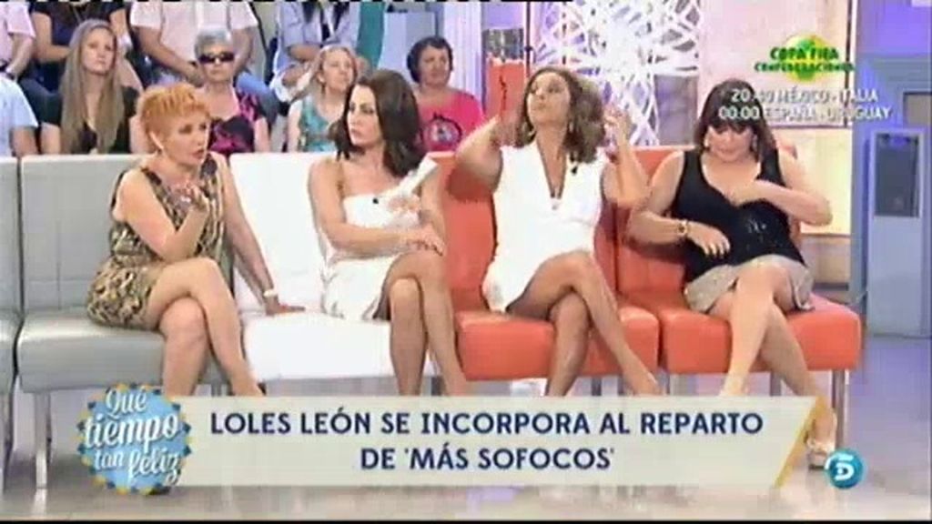 Loles León se incorpora al reparto de 'Más sofocos'