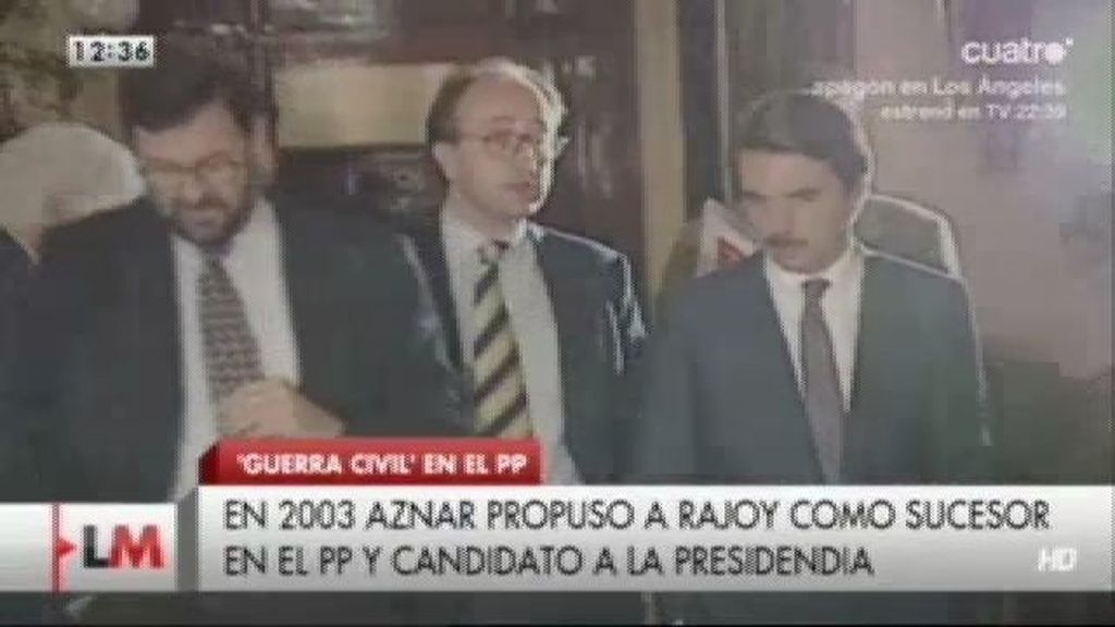 La tensa relación de Aznar con Rajoy