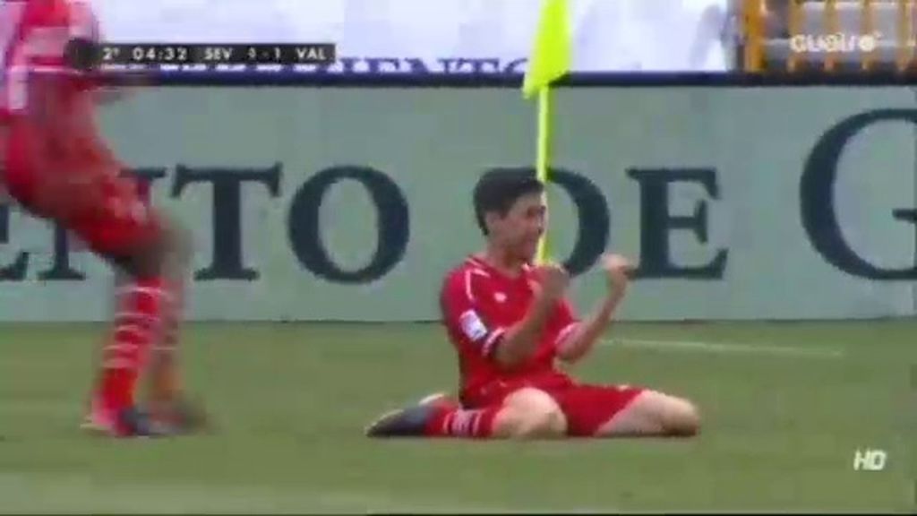 Gol: Sevilla 1 - 1 Valencia (Min. 16)