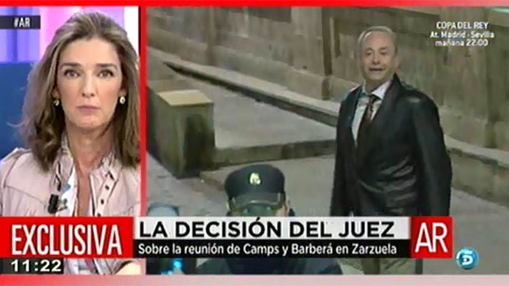 El juez Castro no va a solicitar el libro de visitas de Zarzuela para comprobar si se produjo la reunión con Camps y Barberá