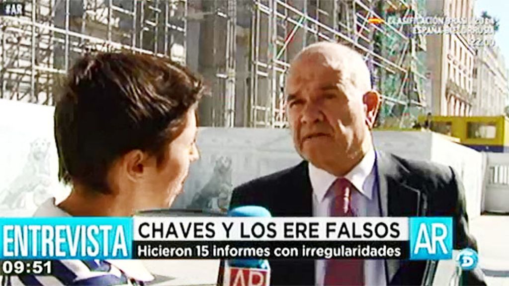 Manuel Chaves: "Los informes anunciaron que había irregularidades pero la ilegalidad"