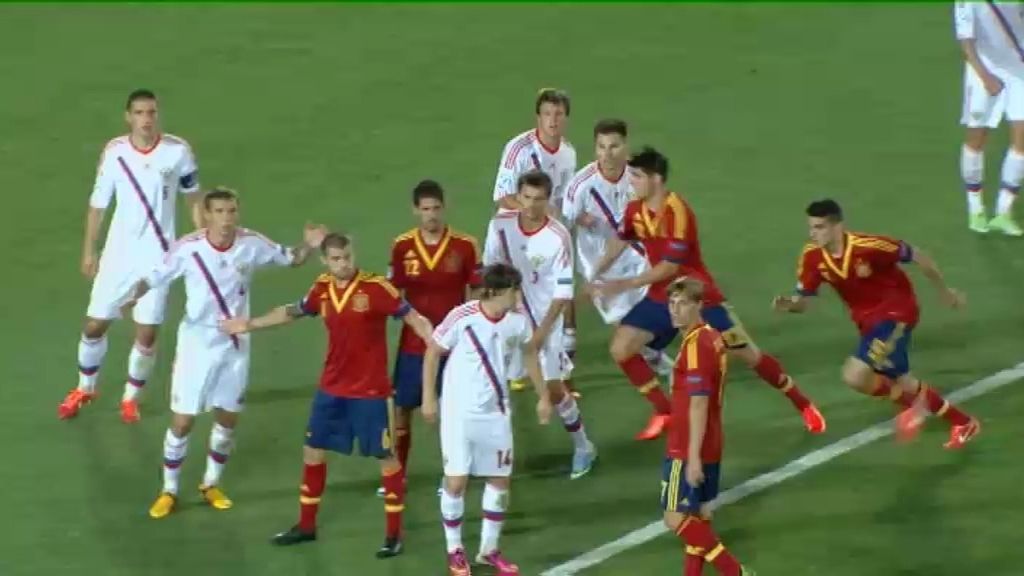 Morata rompe el muro ruso en el estreno de España del Europeo Sub-21
