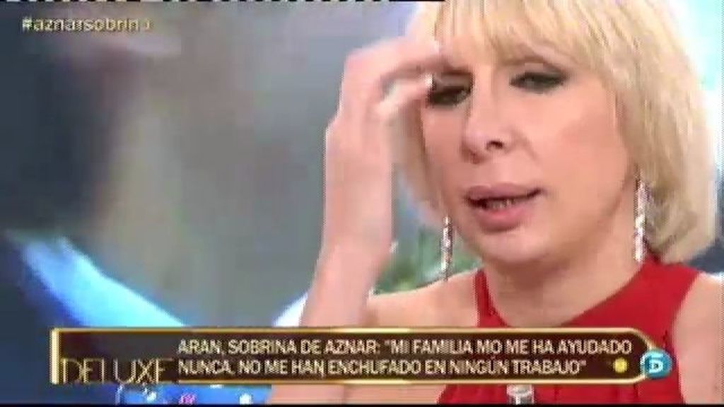 Aran Aznar: "Mi prima ganó con la boda con Alejandro Agag"