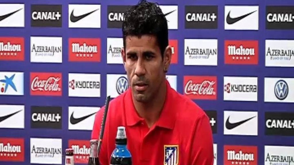 Diego Costa está "feliz" de continuar en el Atlético