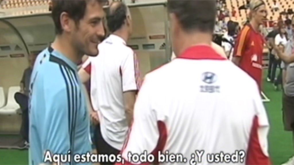 Jose Antonio Camacho se reencuentra con la selección
