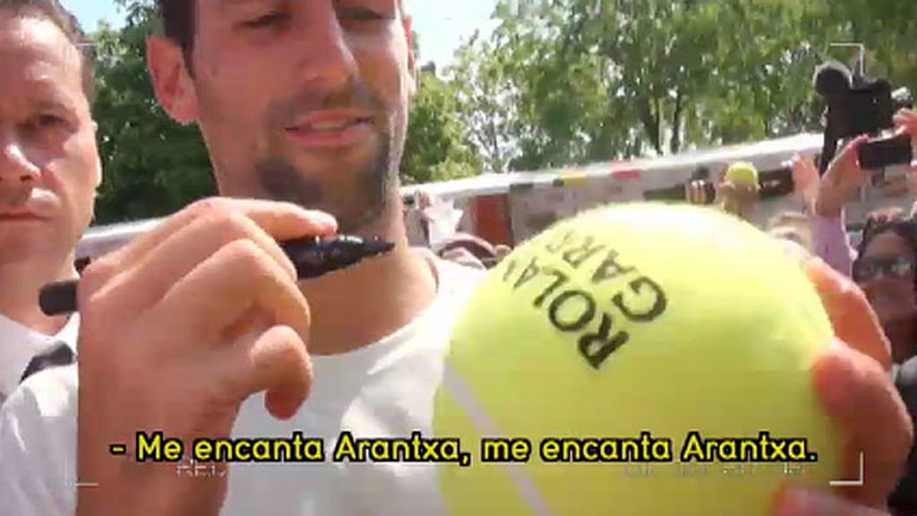 Djokovic: "Me encanta Arantxa"