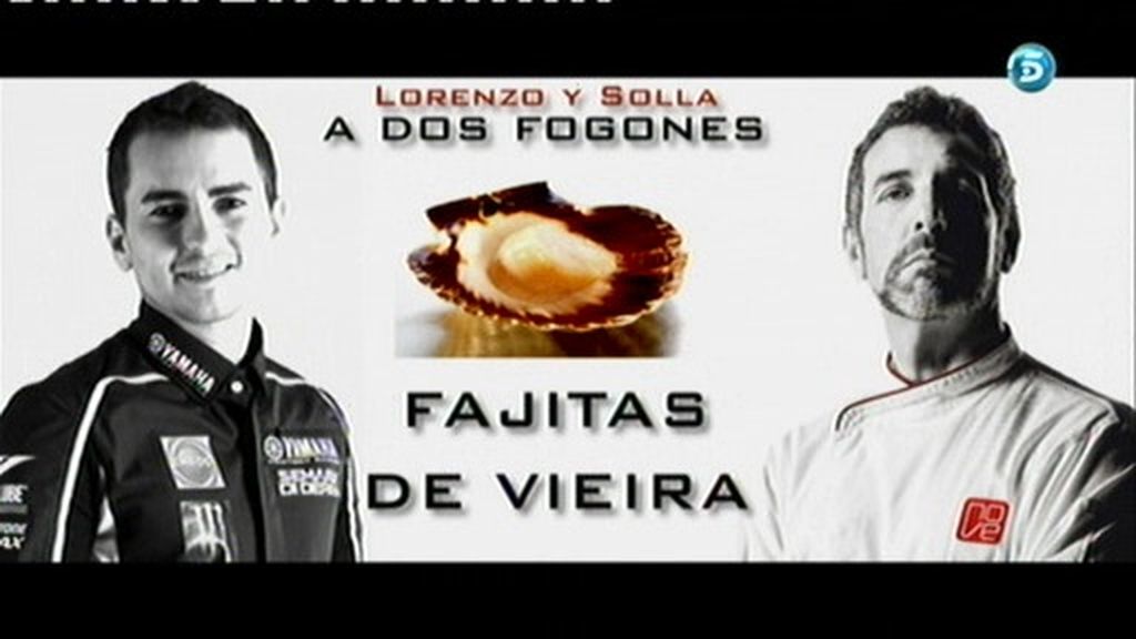 Jorge Lorenzo y Pepe Solla, a dos fogones