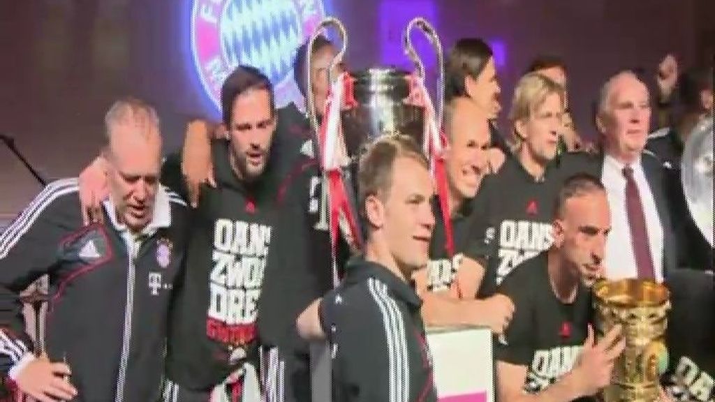 El Bayern de Javi Martínez consigue un triplete histórico