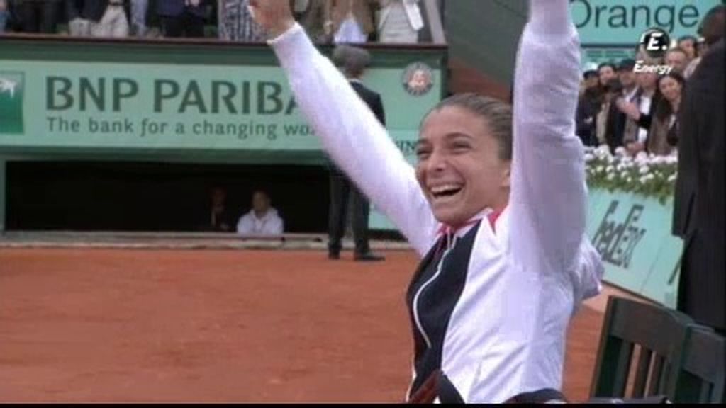 Errani, campeona en Roland-Garros por un error de megafonía